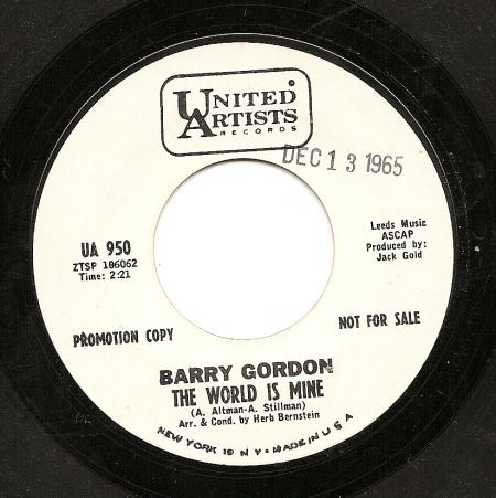 BARRY GORDON